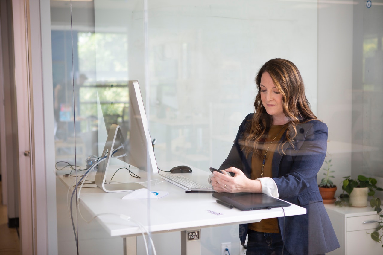 Example of standing desk