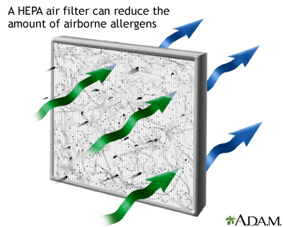 How a HEPA air filter works