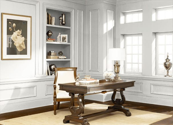 Best colours for a home office: white