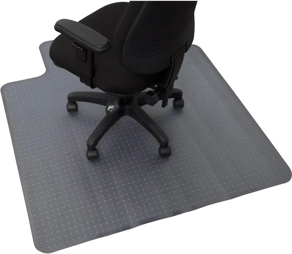 Chair on office chair mat